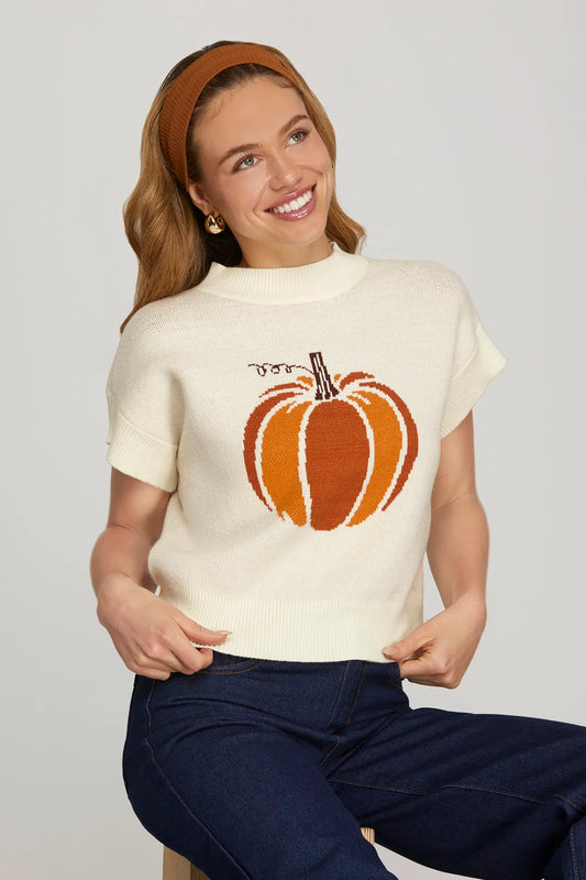 The Great Pumpkin Sweater Top