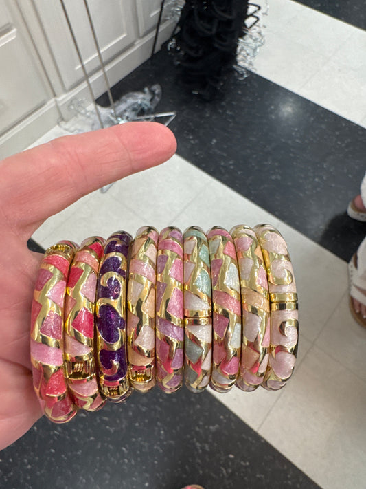 Kid enamel bracelets