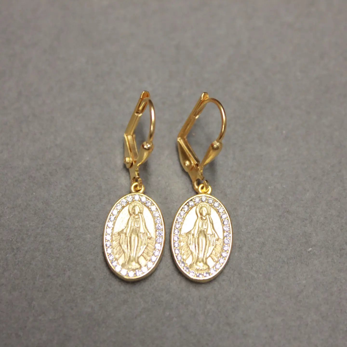 WD Rhinestone Mary Earrings