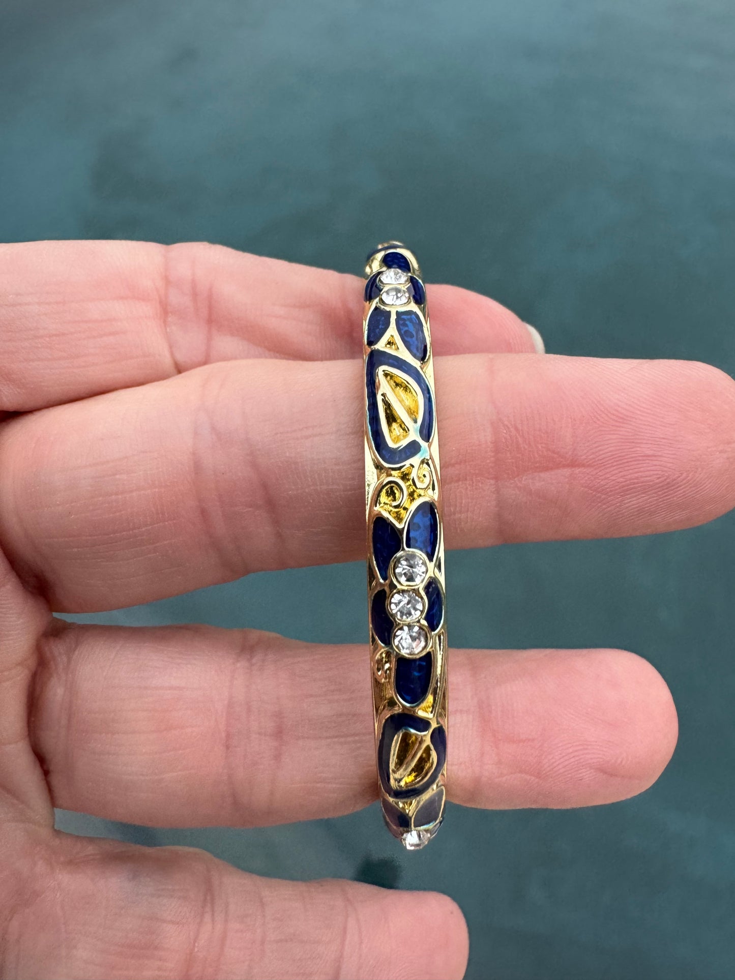 Enamel 0.5 cm hinge bracelets