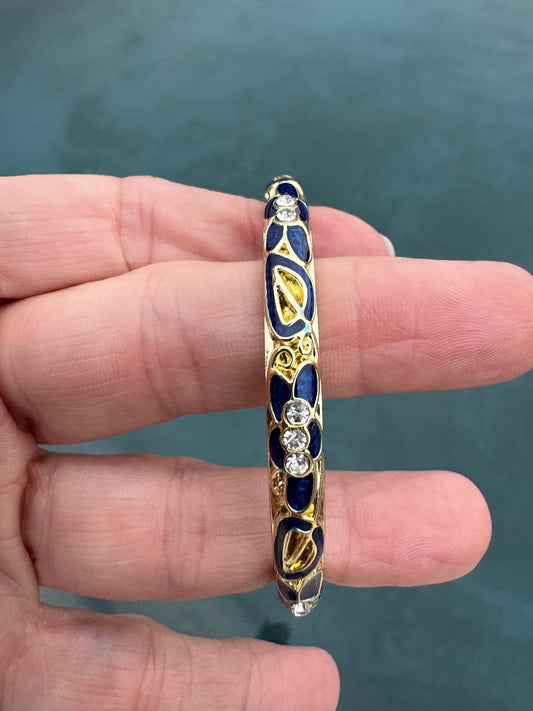 Enamel 0.5 cm hinge bracelets