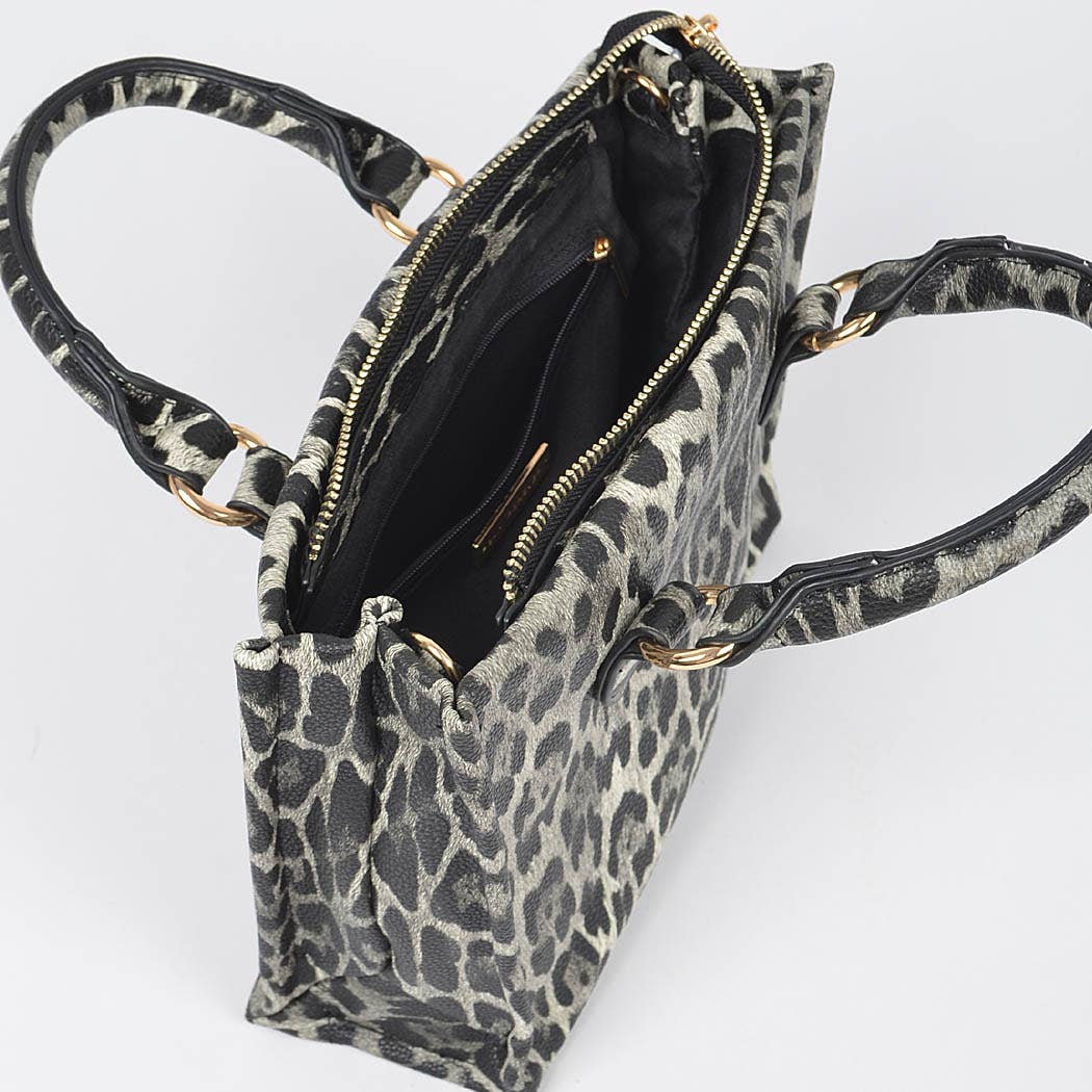 Faux Leo Tote Bag