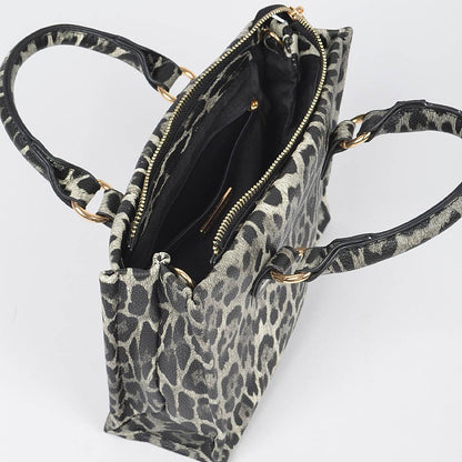 Faux Leo Tote Bag