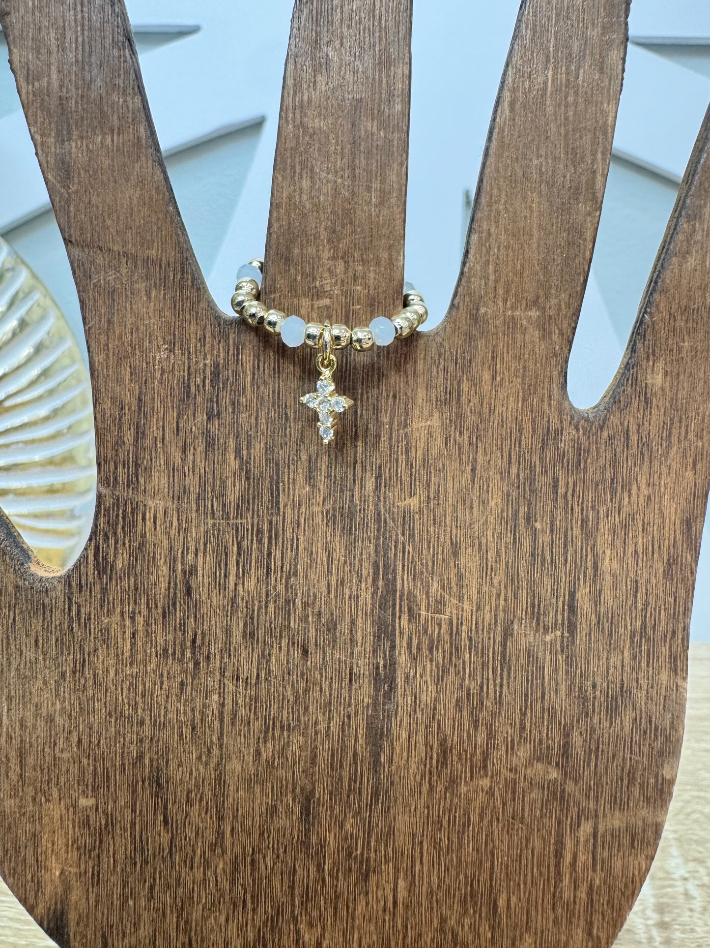 Crystal Cross Rings