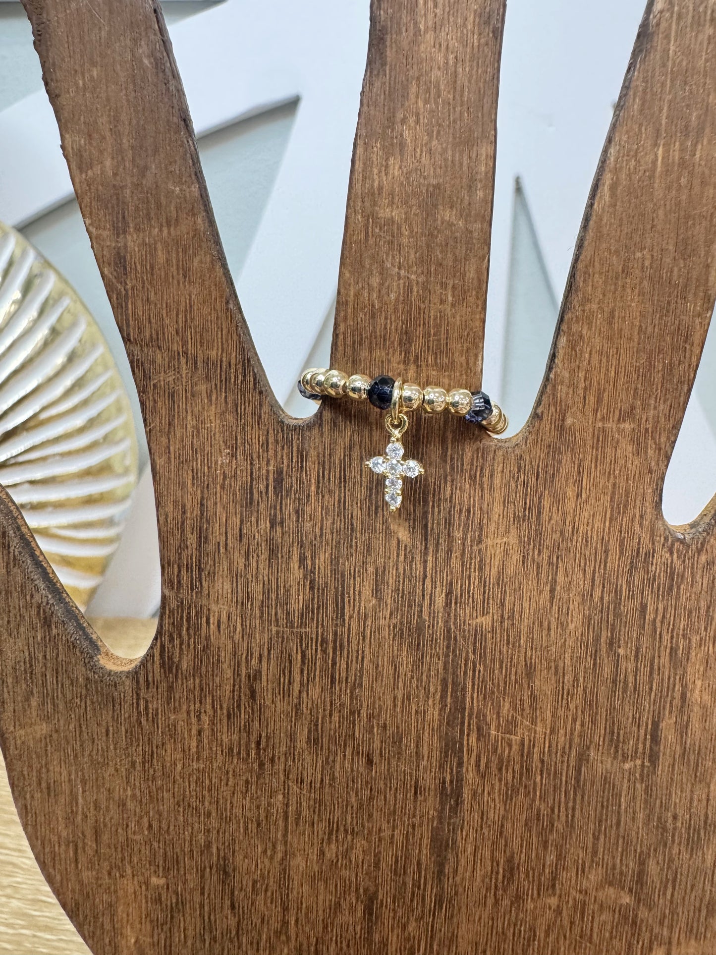 Crystal Cross Rings