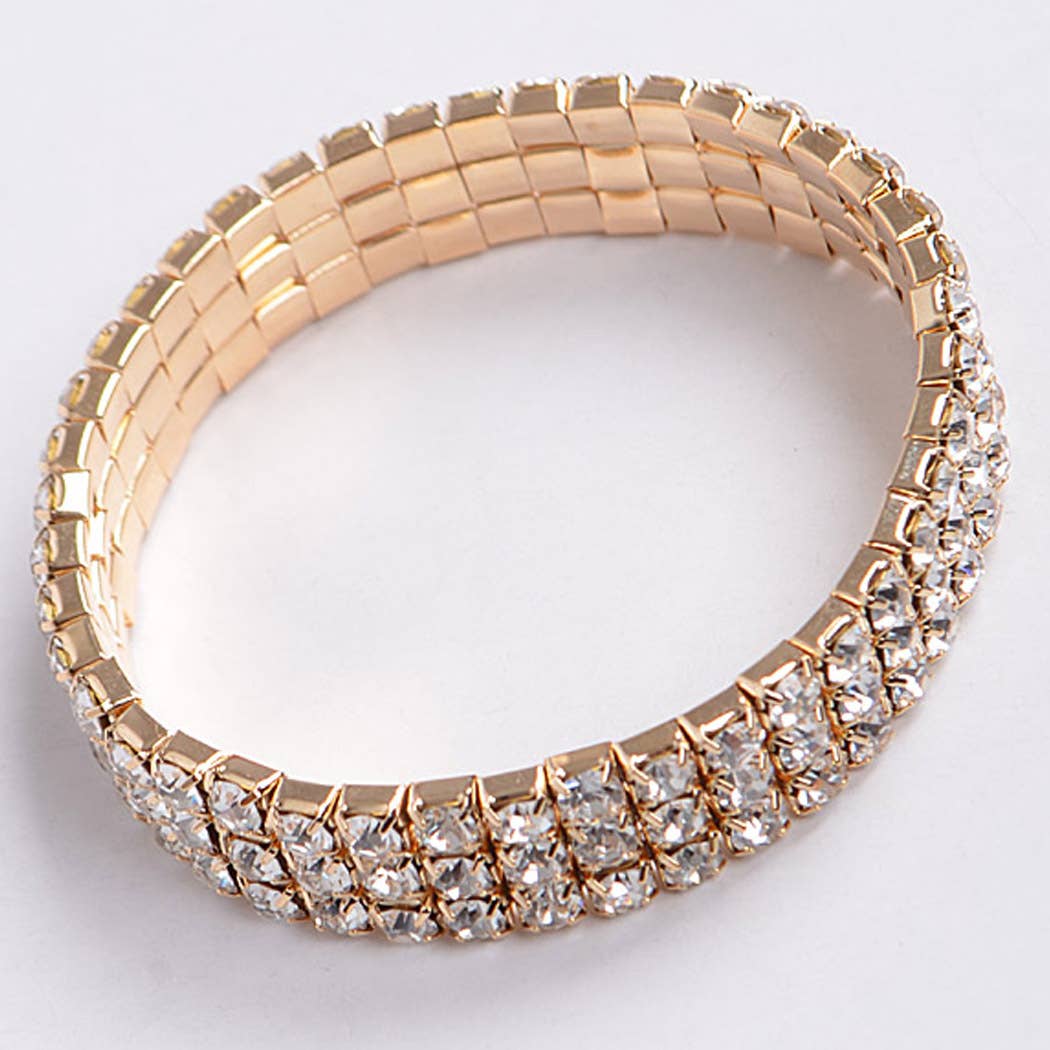 Stretchable Rhinestone Bracelet