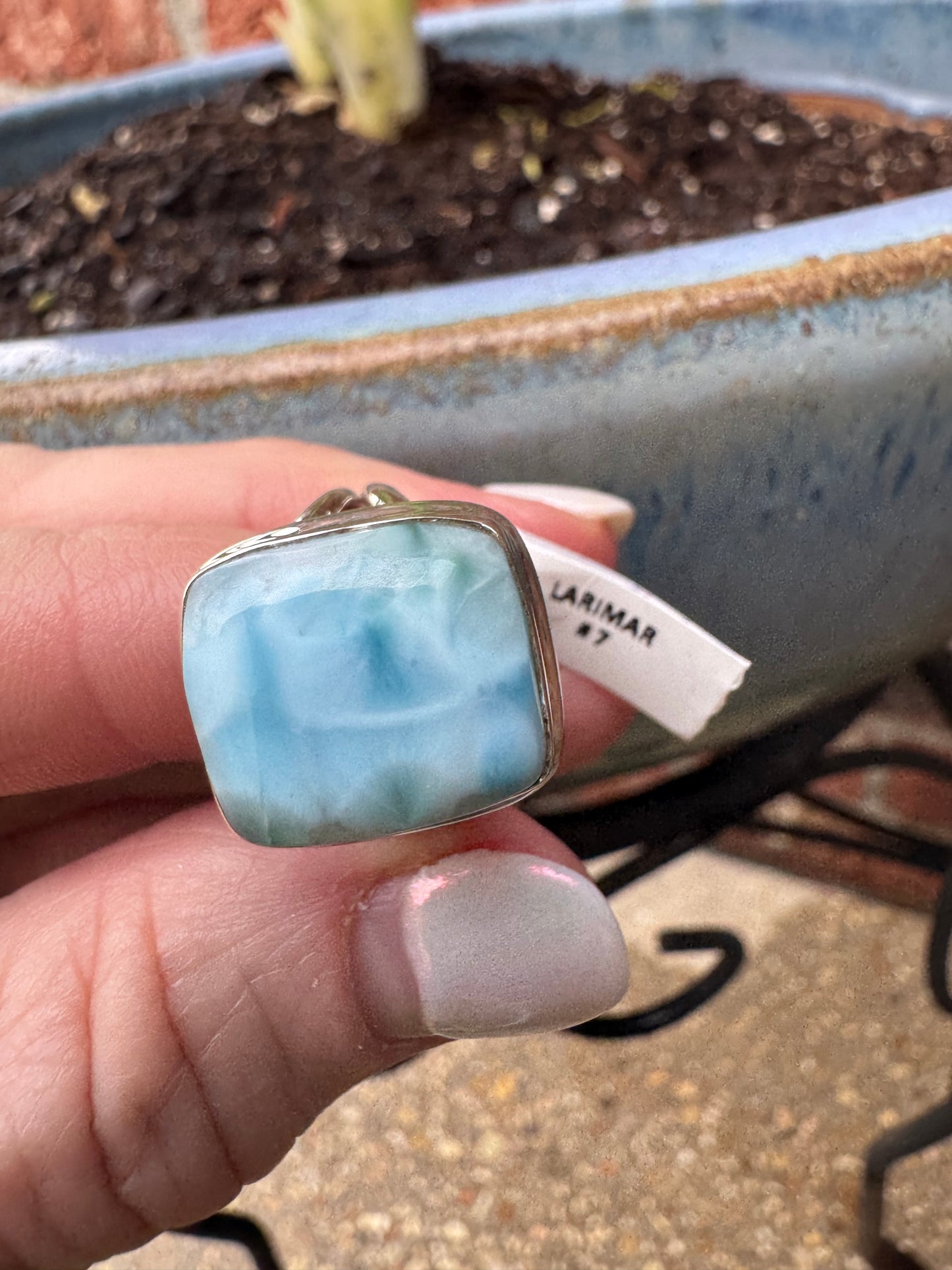 Larimar Sized rings