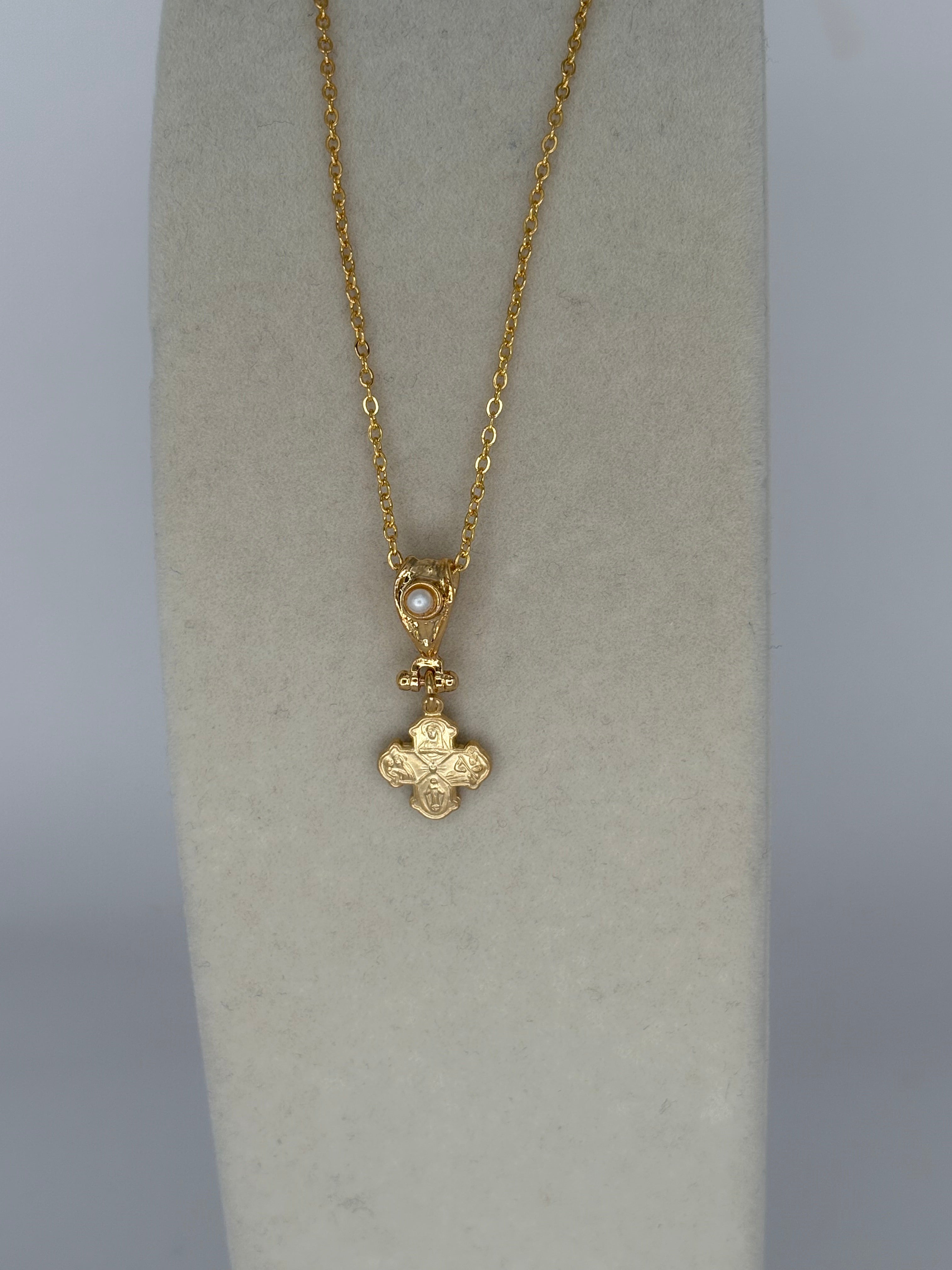 The Devotion Dainty Cross Necklace!