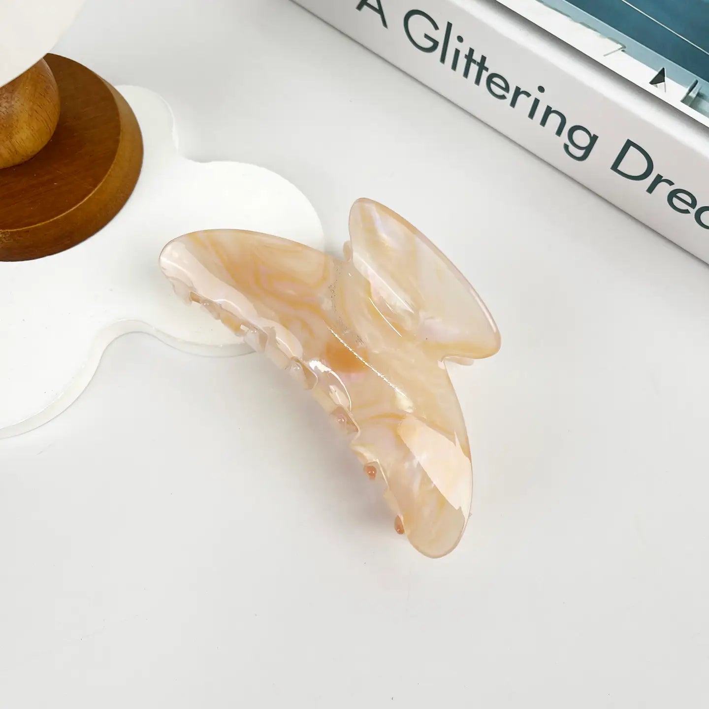 Marbled Hair Claw Clip