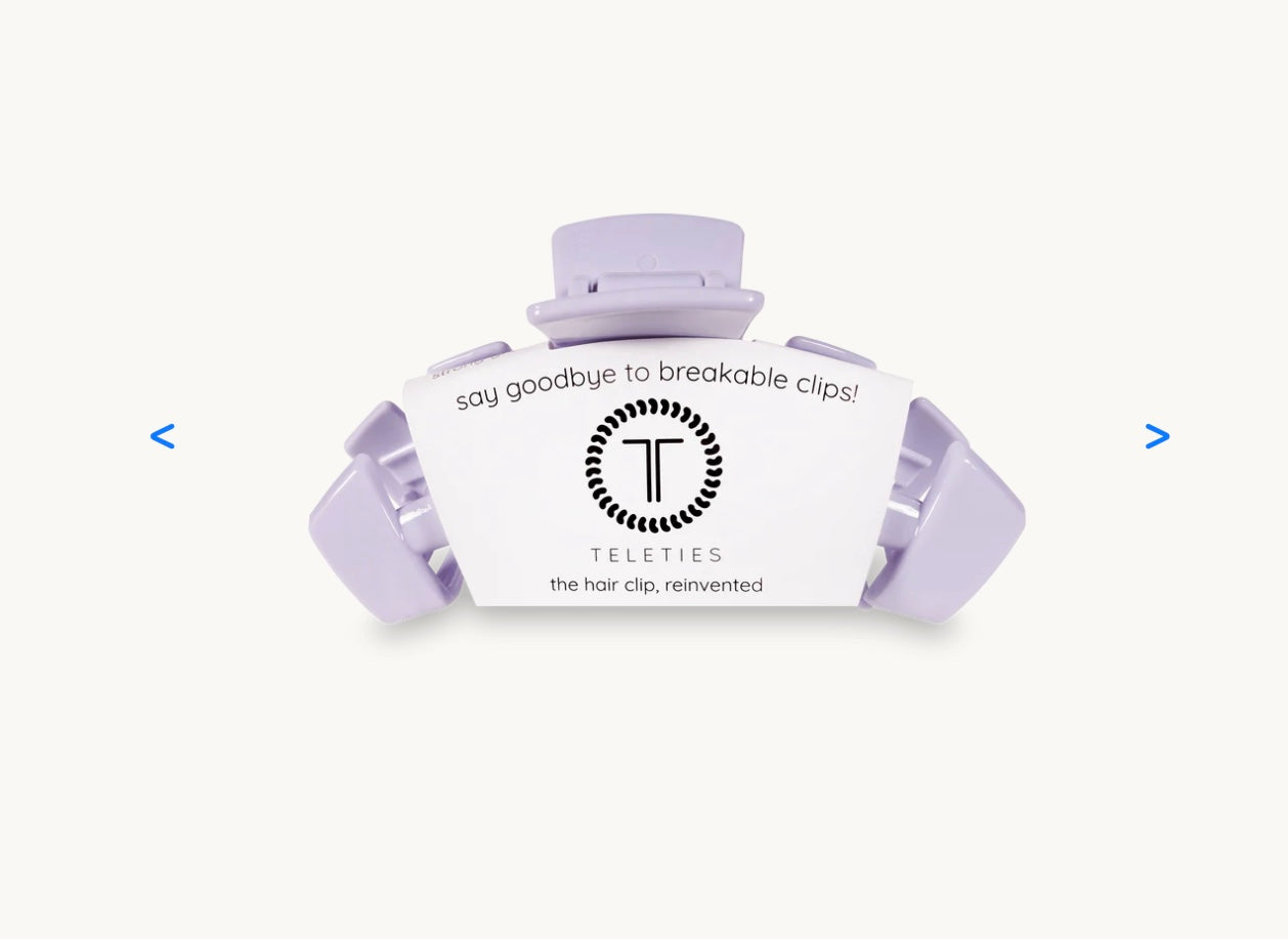 Teleties Large hair clip classic