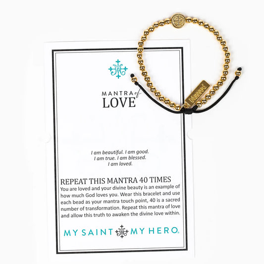 Mantra of Love Bracelet - Silver