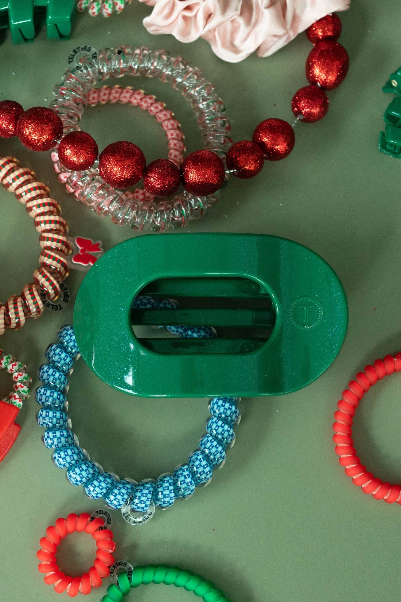 Teleties Large Flat Round Hair Clip*