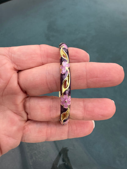 Enamel 0.5 cm hinge bracelets