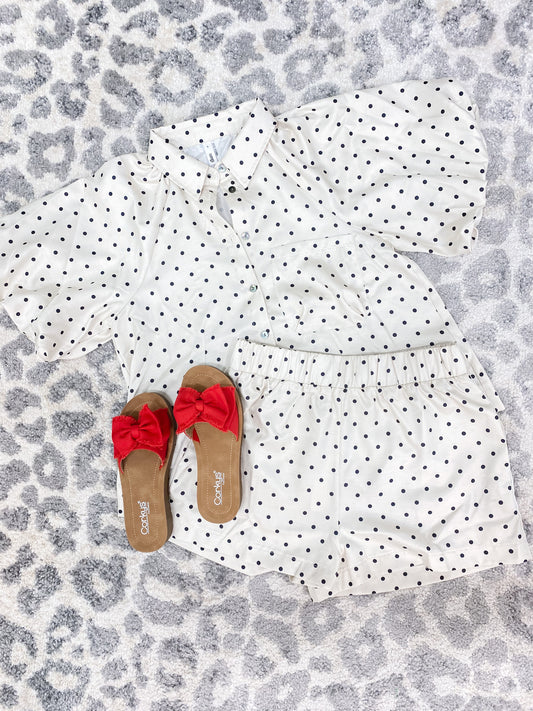 Glam Polka Dot Set
