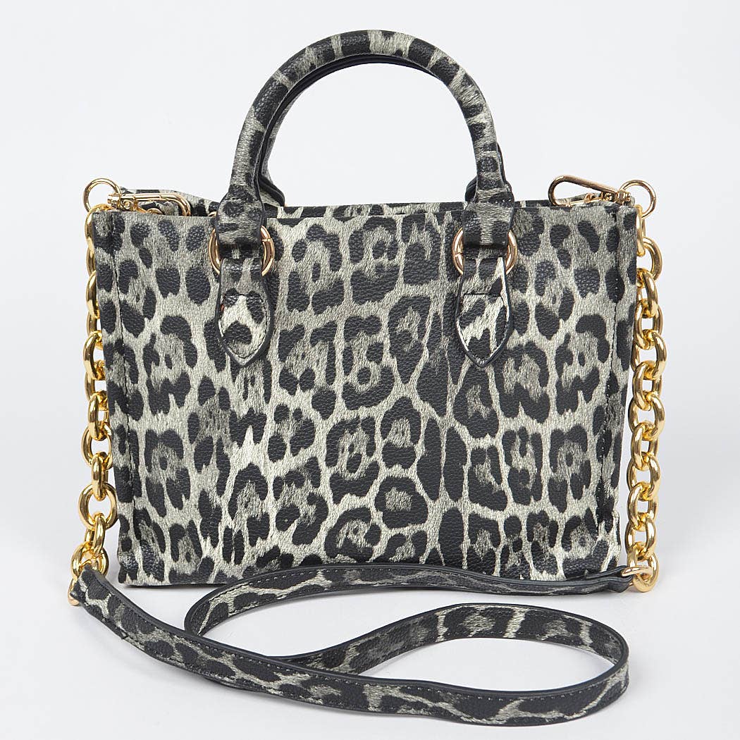 Faux Leo Tote Bag