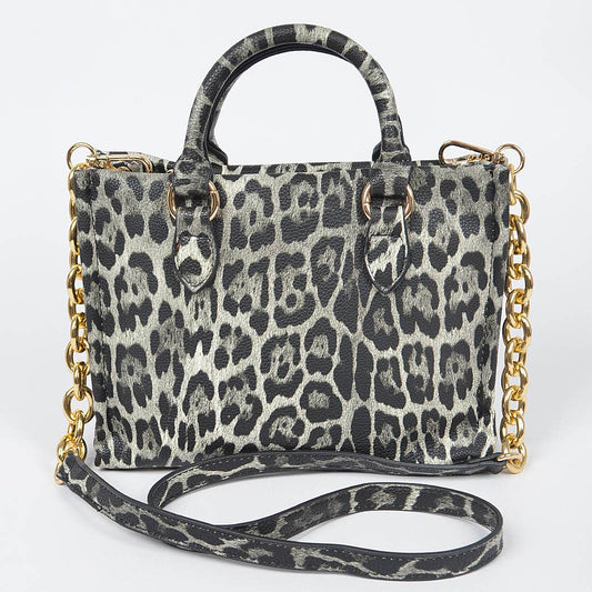 Faux Leo Tote Bag