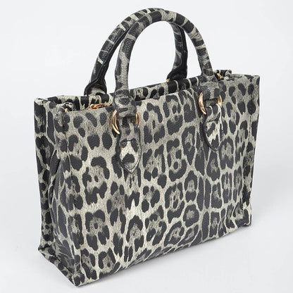 Faux Leo Tote Bag