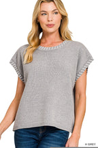 Isabella Stitch Detail Top