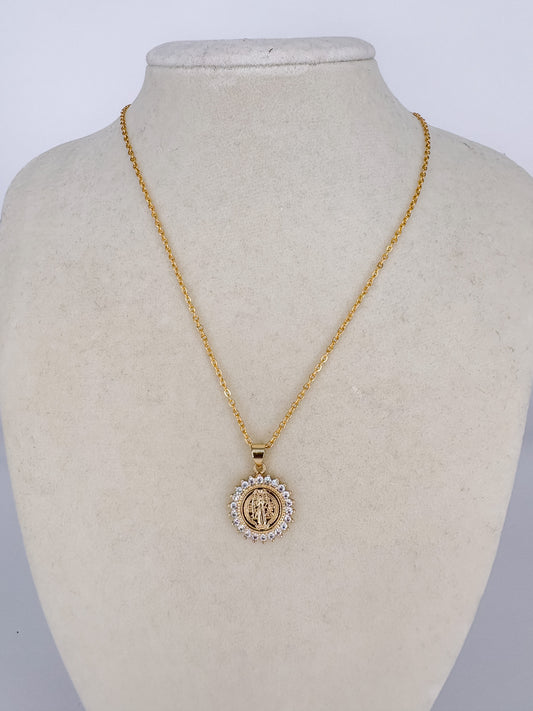 The WD Saintly Shine Benedict Necklace