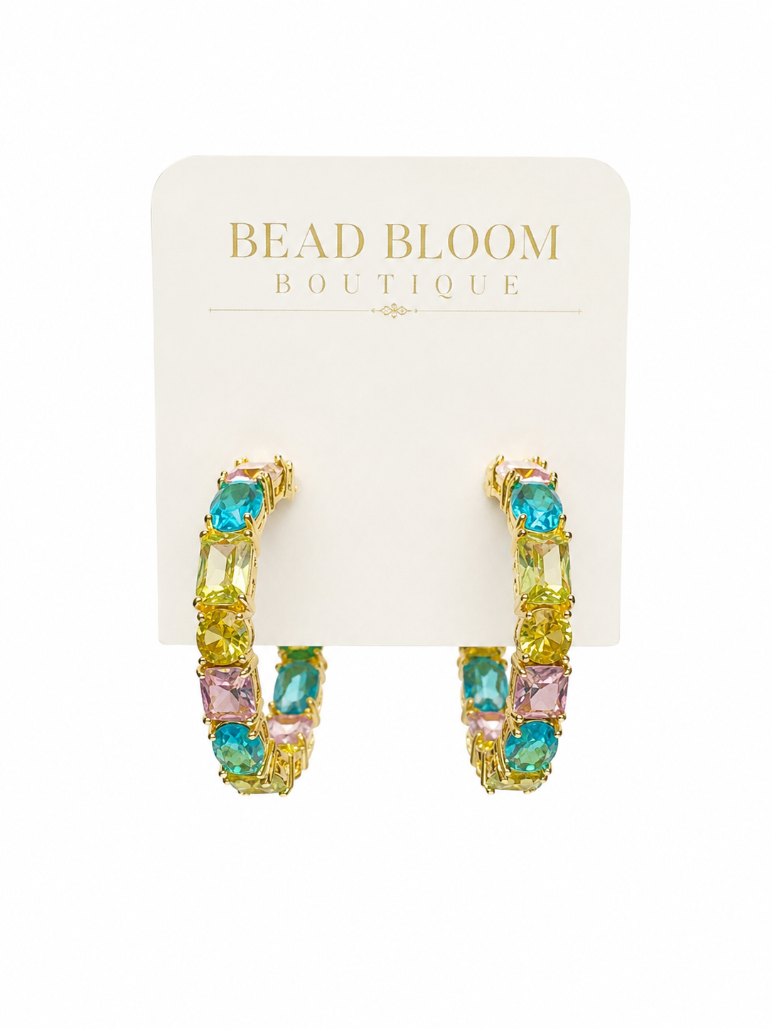 Auction 7/2 yellow/pink/blue hoops