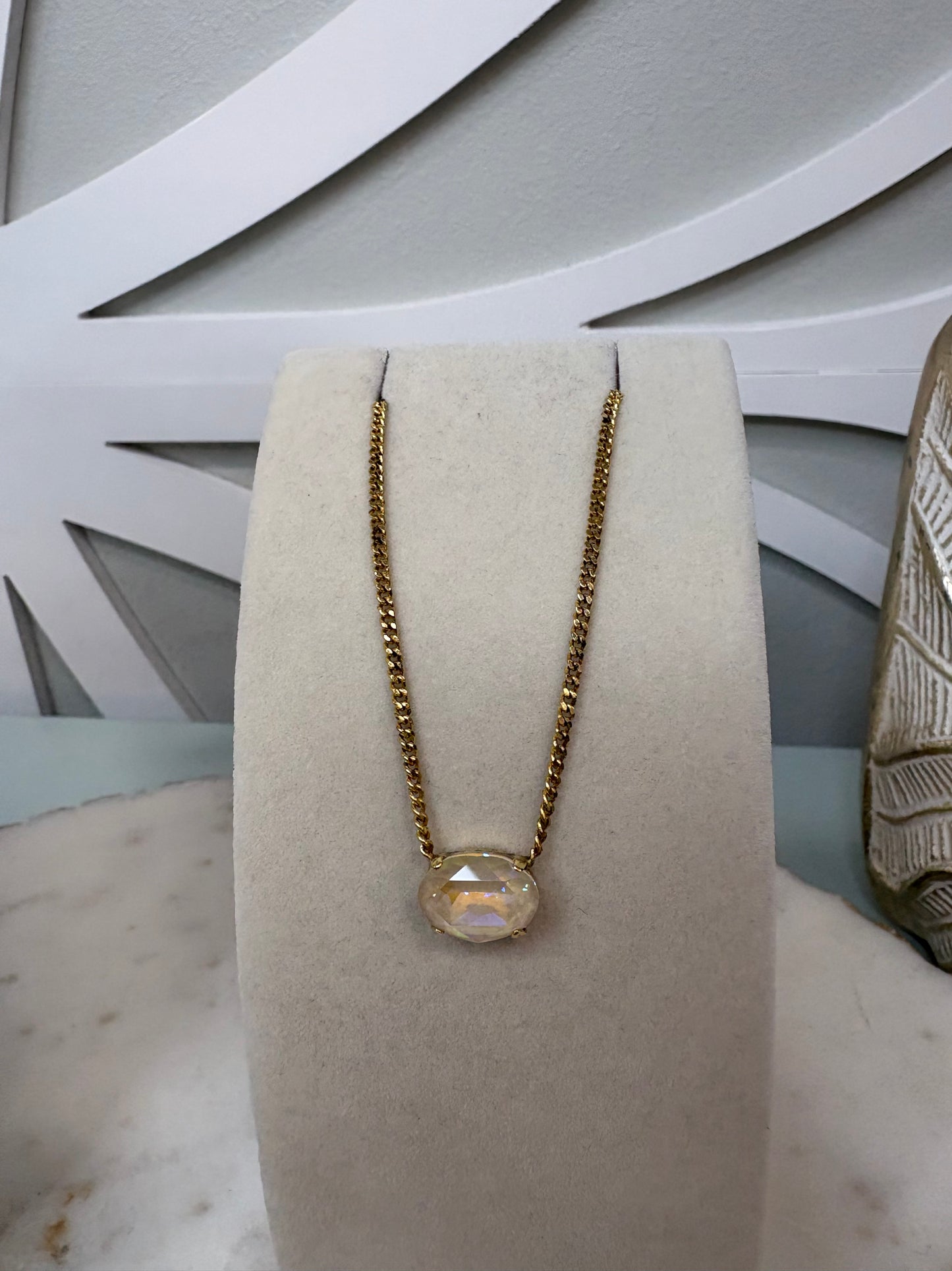 Dallas Tova Iza Necklace Cream/Yellow