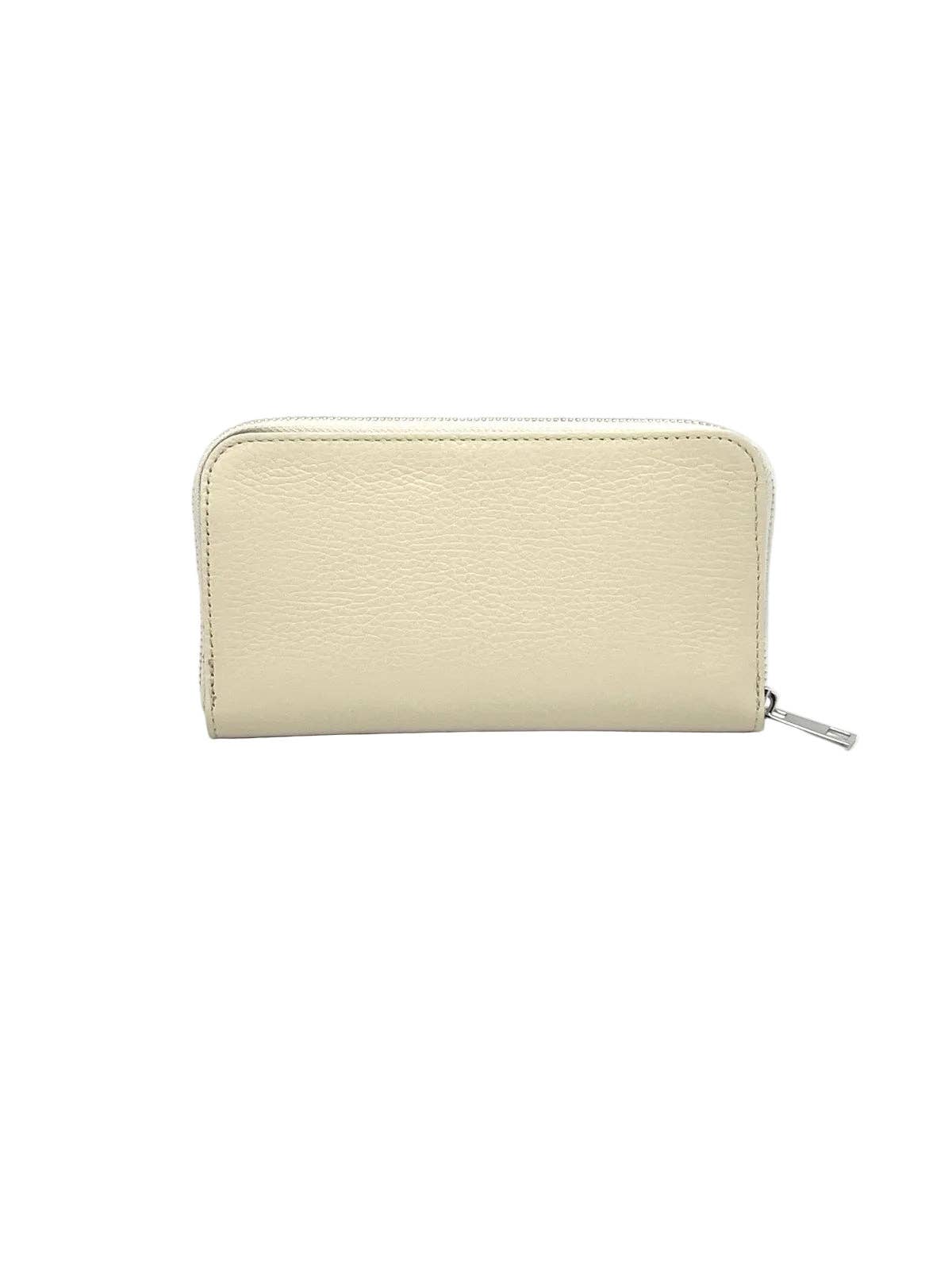 Women’s Full-Zip Genuine Leather Wallet, Made in Italy, art. 302005