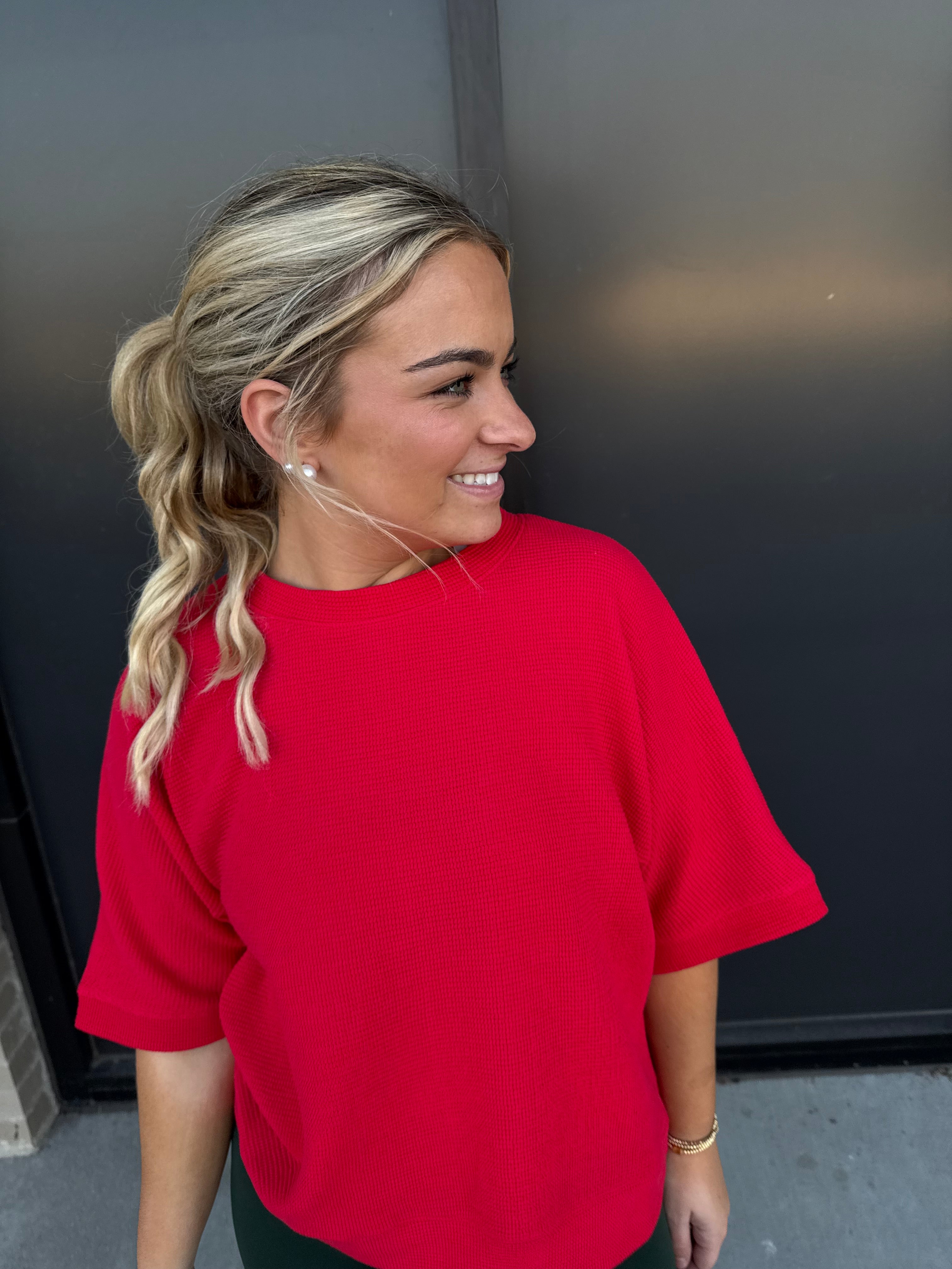 ✨ The Remi Textured Knit Top