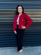 Julie Knit Accent Jacket