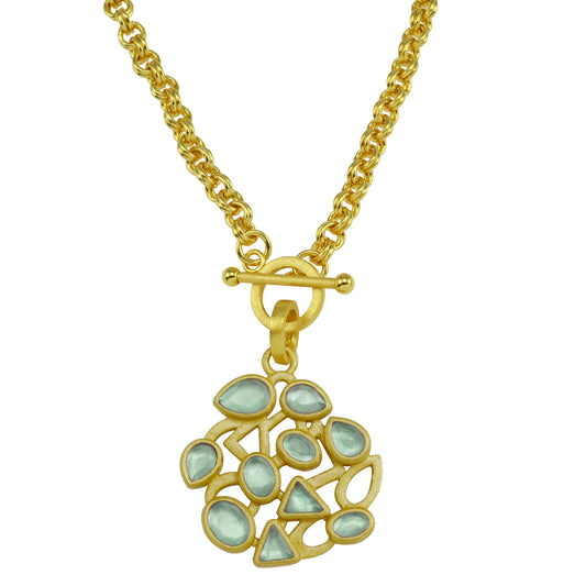 Betty Carre Leblon multi stone necklace