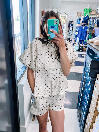 Glam Polka Dot Set