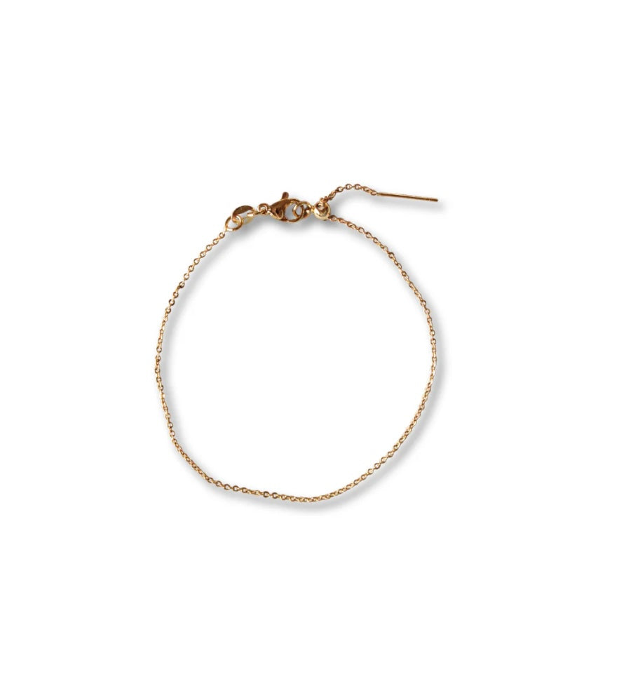 Kinsey gold filled charm bracelet
