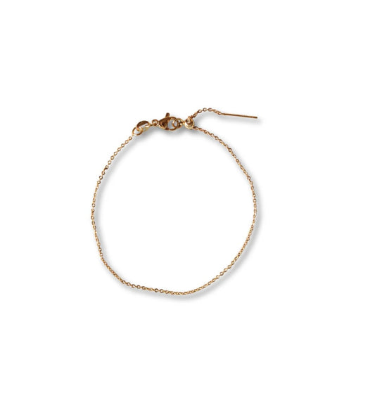 Kinsey gold filled charm bracelet