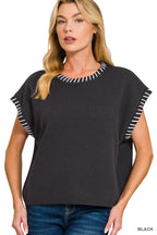 Isabella Stitch Detail Top