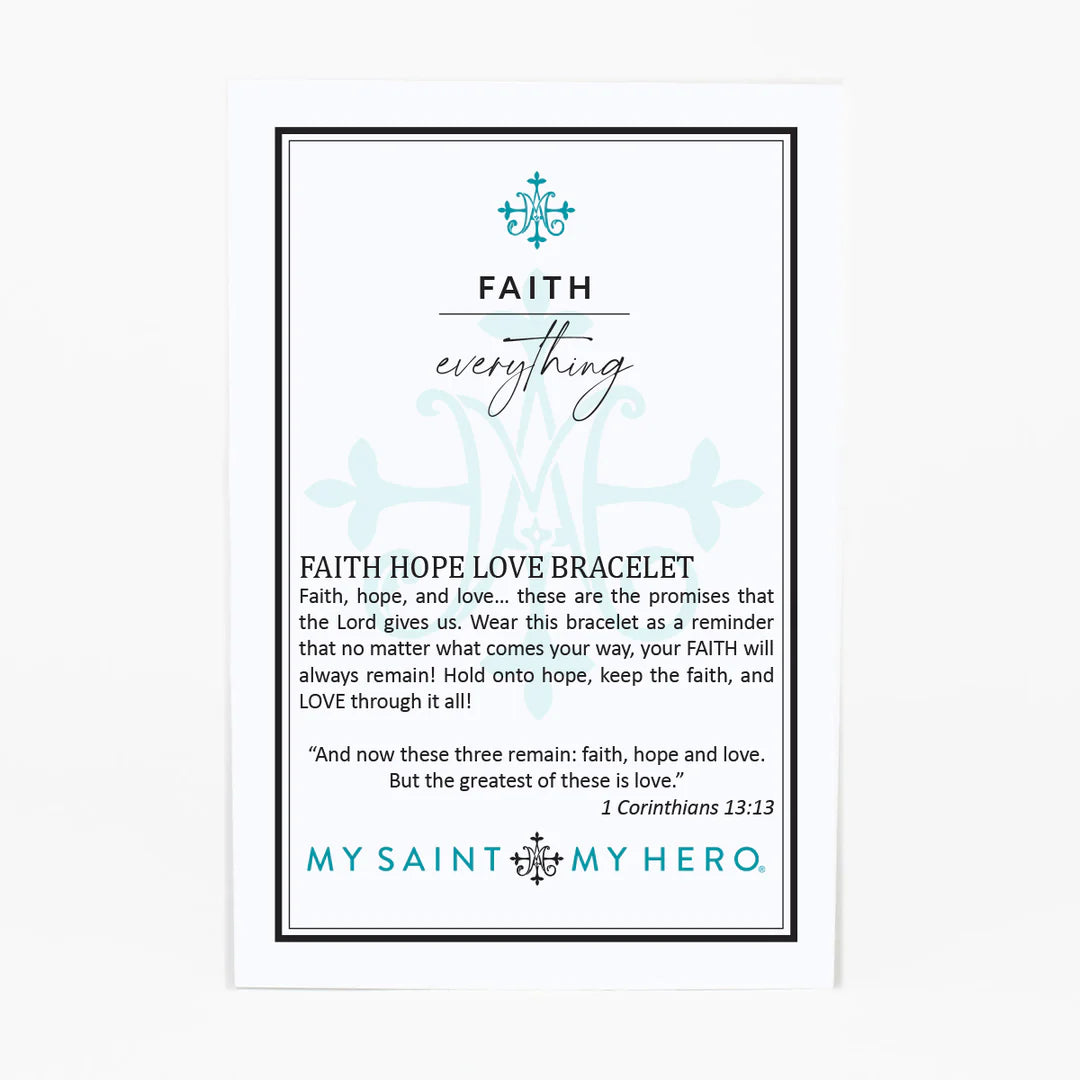 MSMH Faith Over Everything Alzheimer’s Bracelet