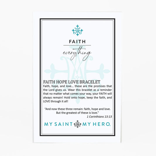 MSMH Faith Over Everything Alzheimer’s Bracelet