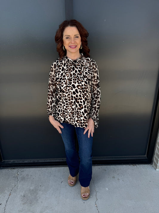 Nola Cheetah Top