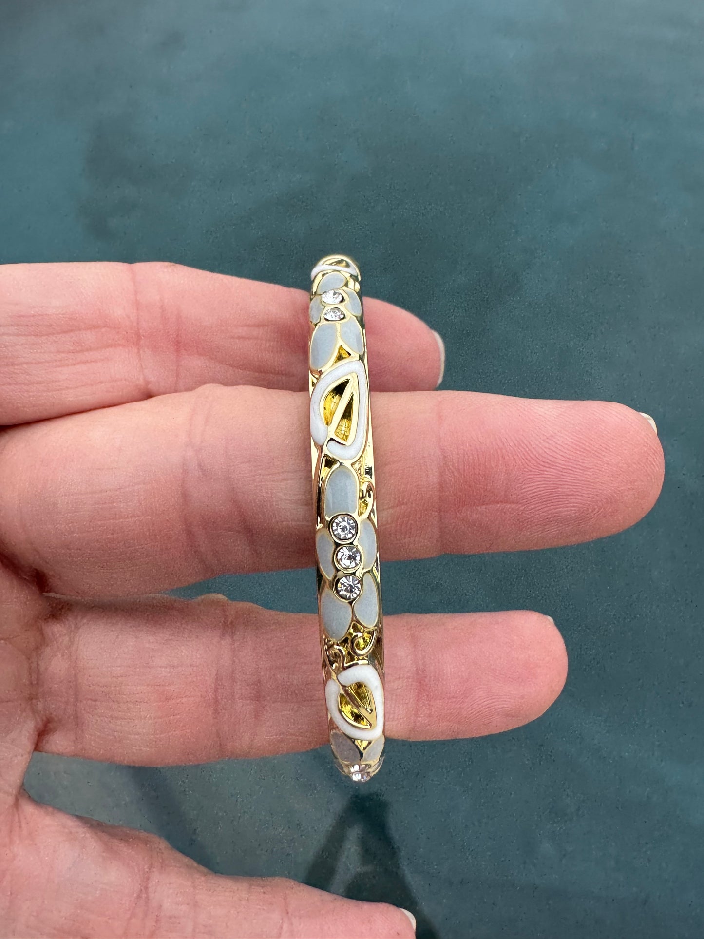 Enamel 0.5 cm hinge bracelets