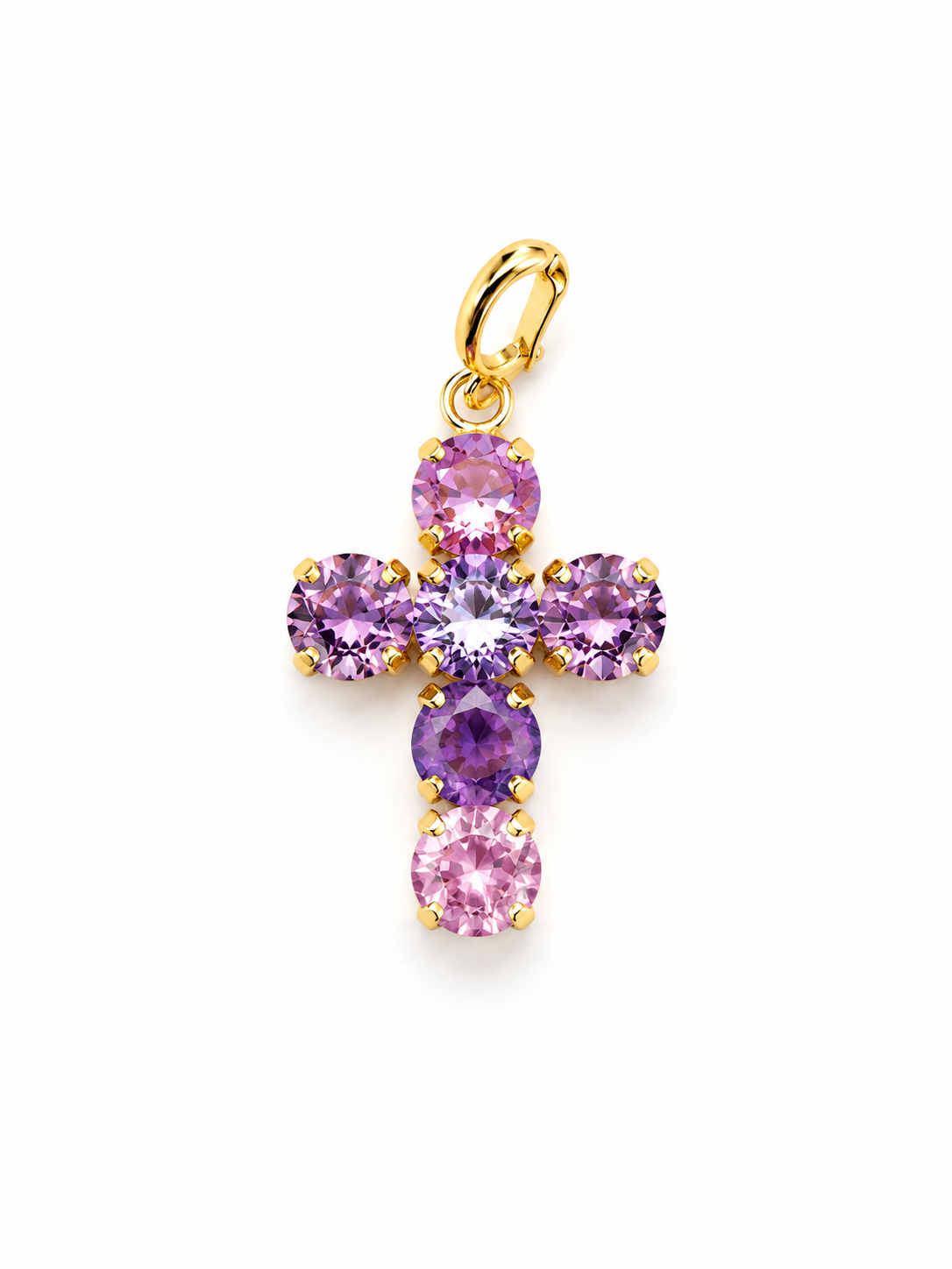 Australian Crystal Petite Cross Charm