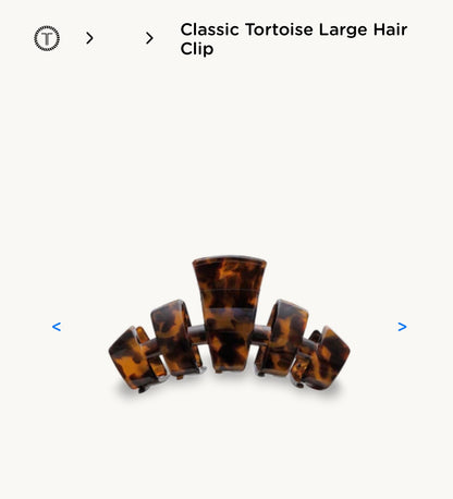 Teleties Large hair clip classic