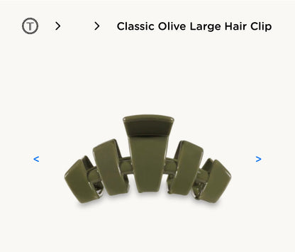 Teleties Large hair clip classic
