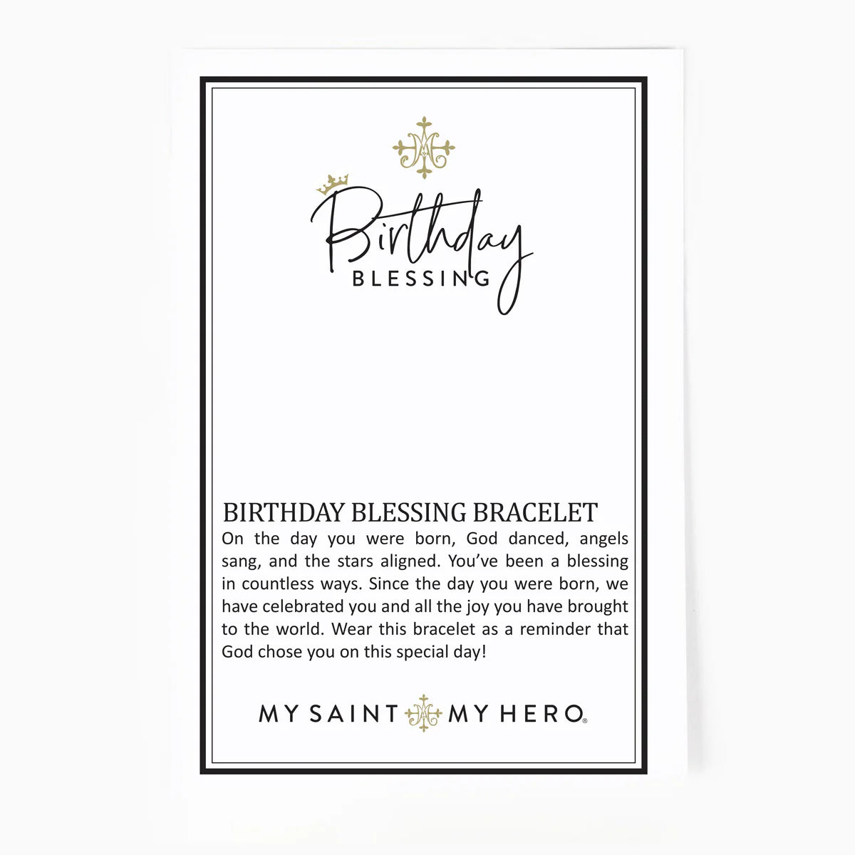 MSMH Birthday Blessings bracelet