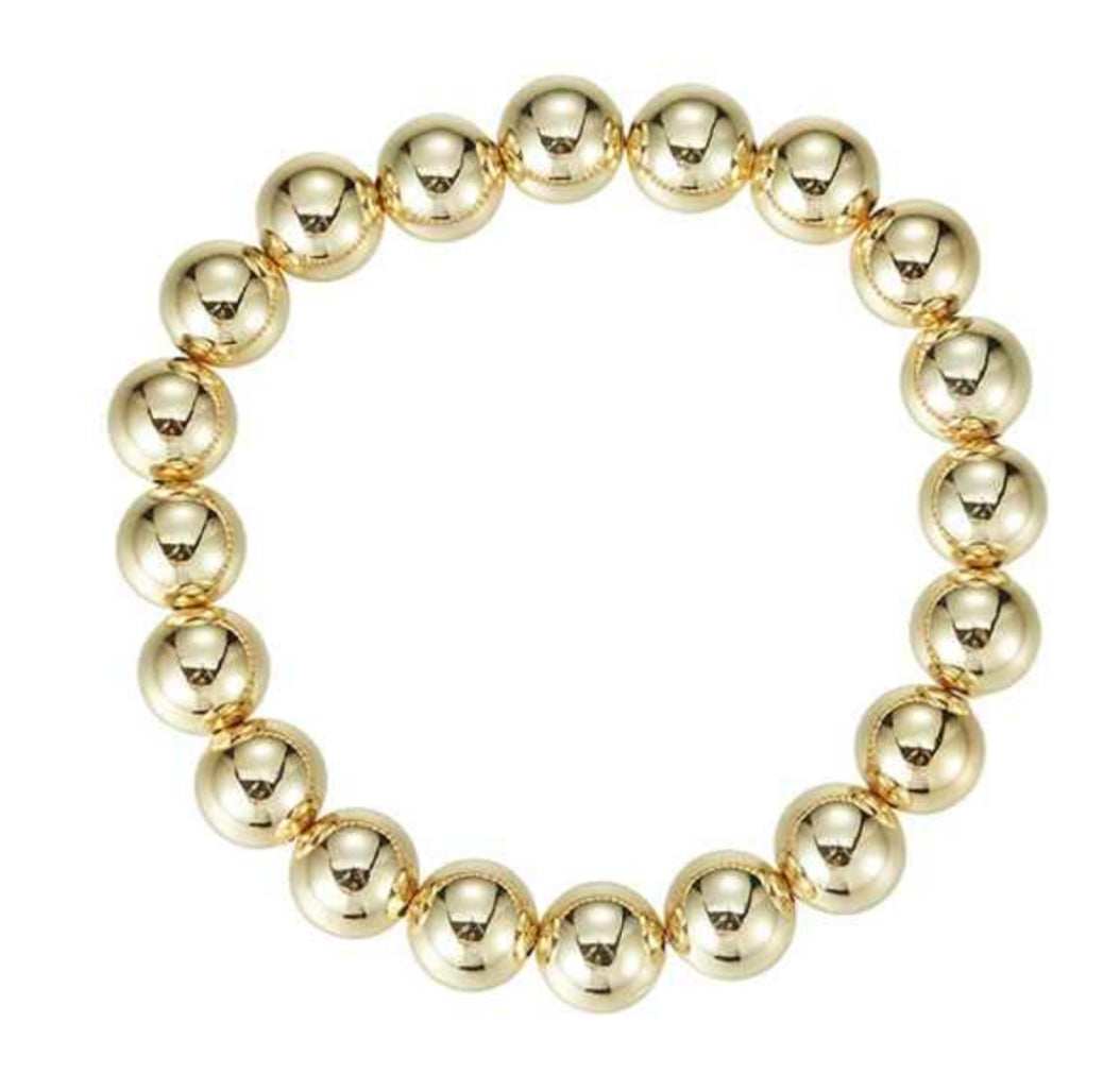 SA 10MM BALL STRETCH BRACELET