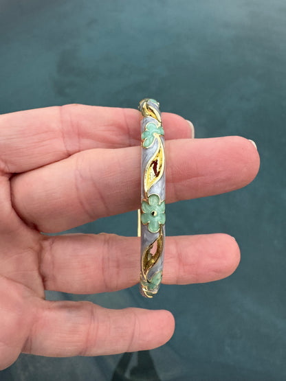 Enamel 0.5 cm hinge bracelets