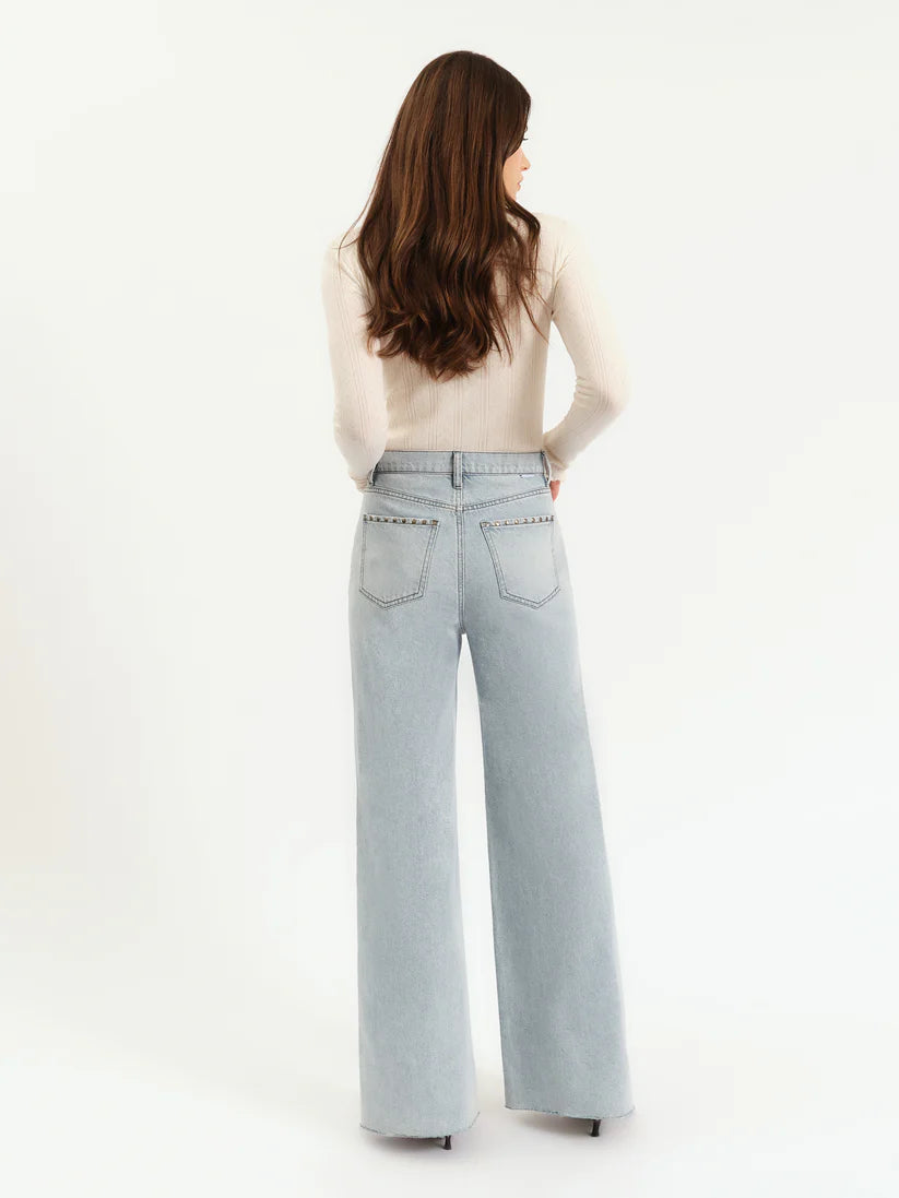 Lets Dance - Studded Wide Leg Jeans