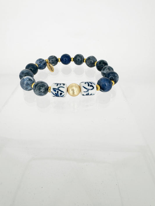 Hand painted porcelain bracelets drop 2