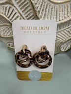 final Sale Leopard earrings!