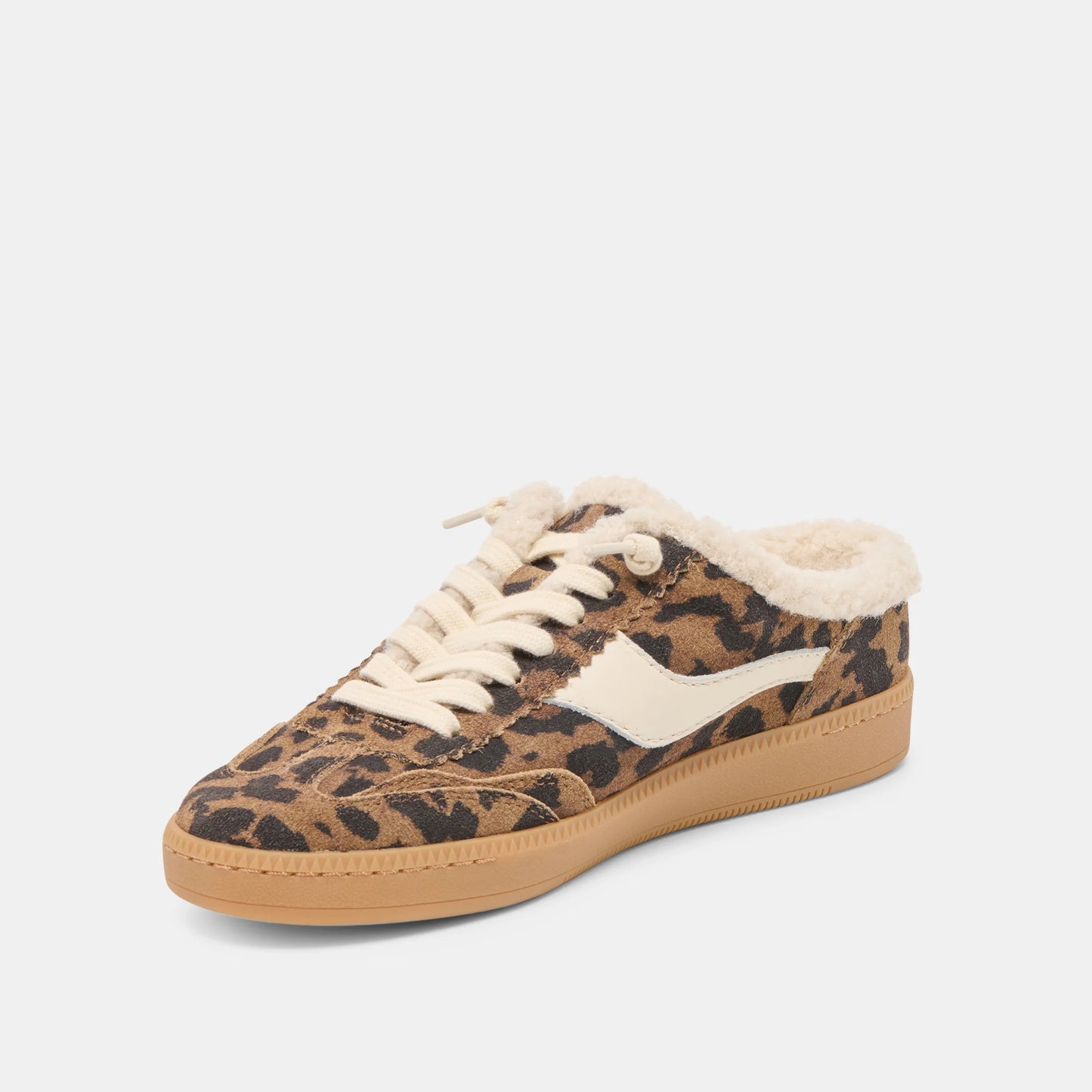 Dolce Vita Leopard Slide On Plush Sneakers