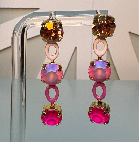 Dallas Tova Beast Cancer Awareness Earrings
