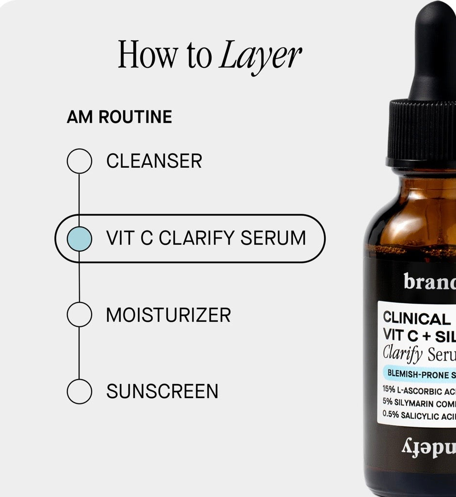 Brandefy Clinical Vit C + Silym Clarify Serum