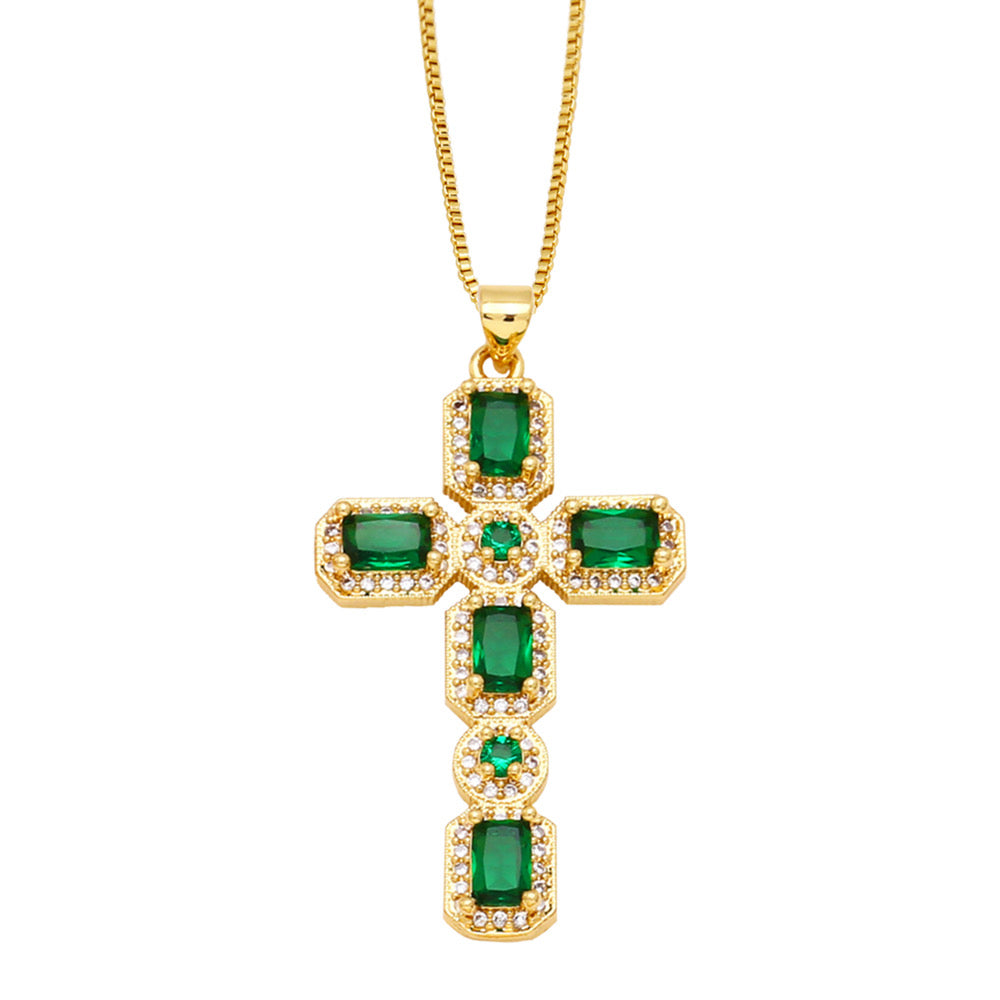 GraceStone Cross Pendant Necklace!